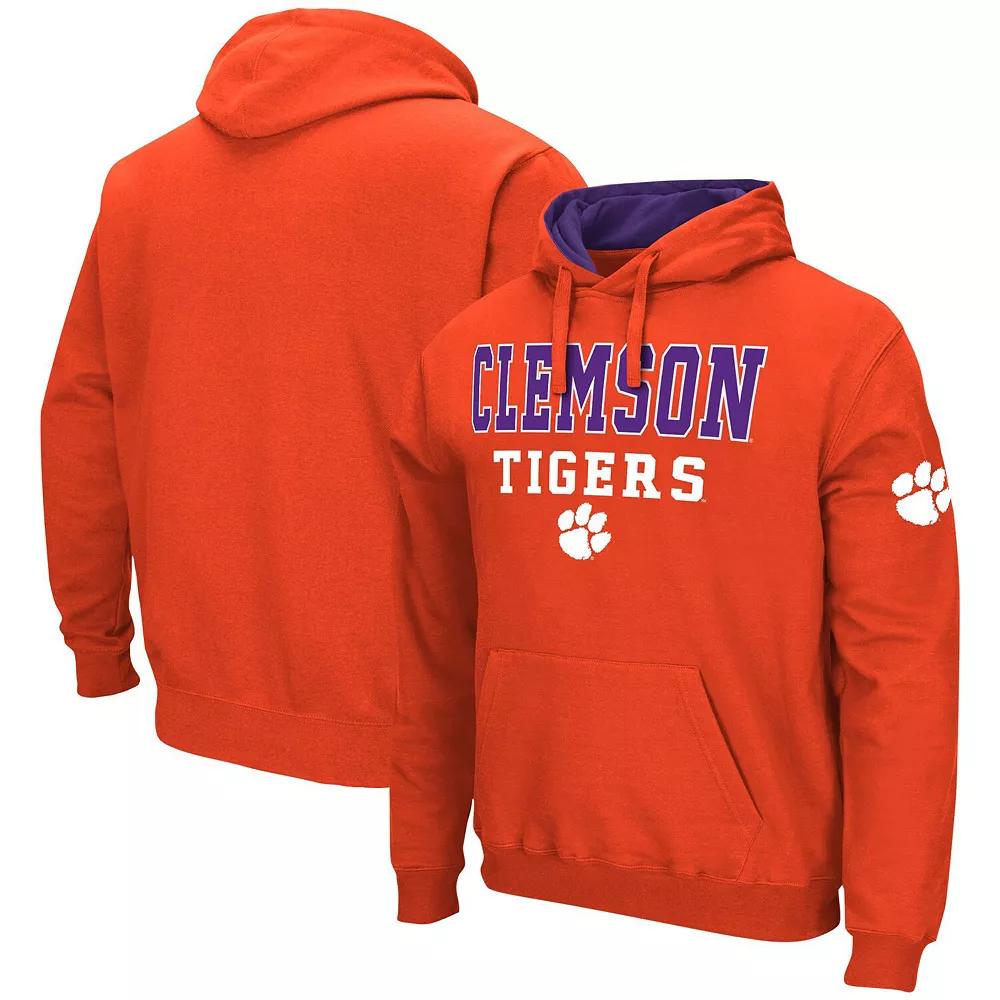 Men's Colosseum Orange Clemson Tigers Sunrise Pullover Hoodie,  Product Image