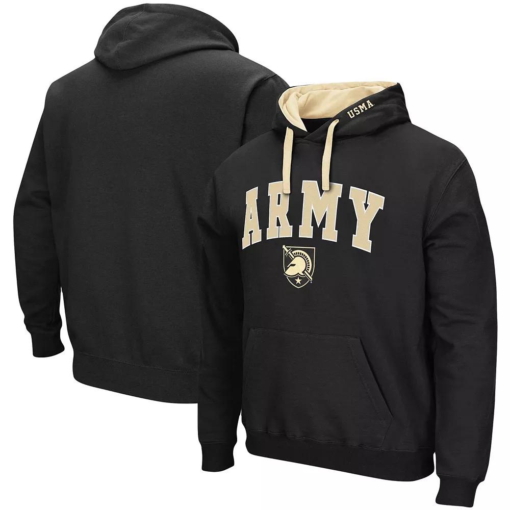 Men's Colosseum Black Army Black Knights Big & Tall Arch & Logo 2.0 Pullover Hoodie,  Product Image