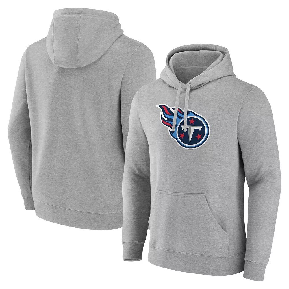 Men's Fanatics Heather Gray New York Jets Deliver Fleece Pullover Hoodie,  Product Image