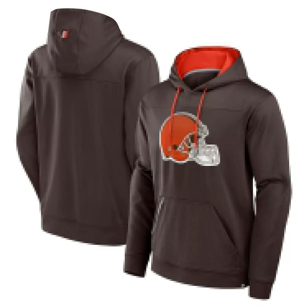 Men's Fanatics Brown Cleveland Browns Defender Pullover Hoodie,  Product Image