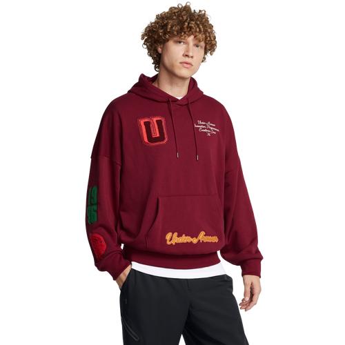 Under Armour Mens UA Icon Heavyweight Terry Armour U Oversized Hoodie Product Image