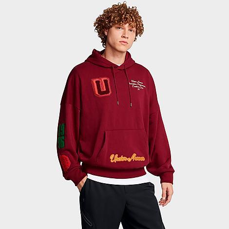 Under Armour Mens UA Icon Heavyweight Terry Armour U Oversized Hoodie Product Image