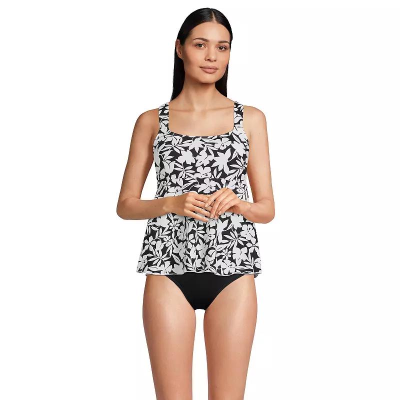 Women's Lands' End D-Cup Empire Waistband Tankini Swimsuit Top,  Product Image