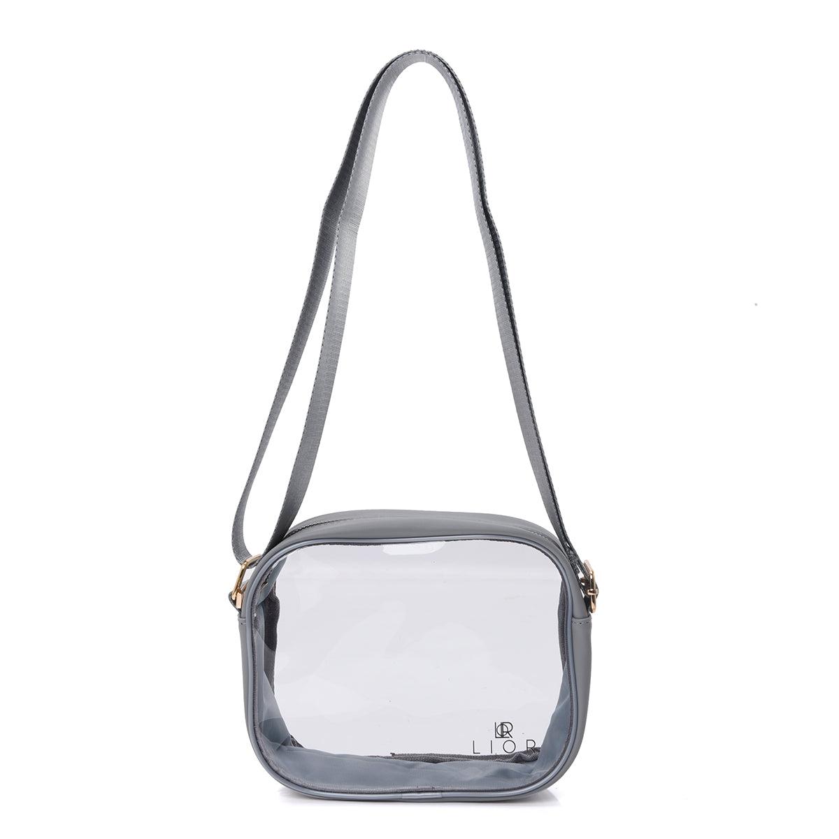Lior Clear Bag Stadium Approved - Clear Crossbody Purse Bag, with Adjustable Shoulder Strap Product Image
