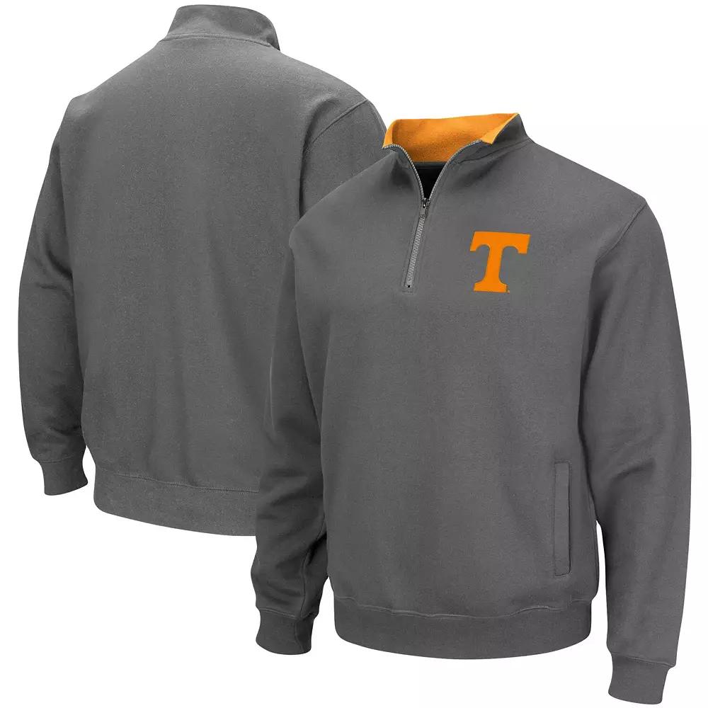 Men's Colosseum Charcoal Alabama Crimson Tide Tortugas Logo Quarter-Zip Pullover Jacket,  Product Image