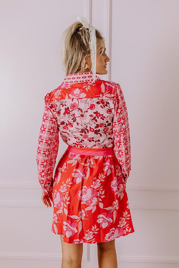 Sweetly Surprised Floral Mini Dress Product Image