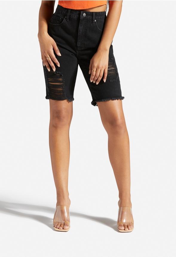 JustFab Margaux Platform Loafer Pump Womens Black/ White Size 8.5 Product Image