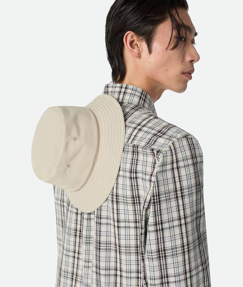 Men's Tech Nylon Bucket Hat in Grey putty Product Image