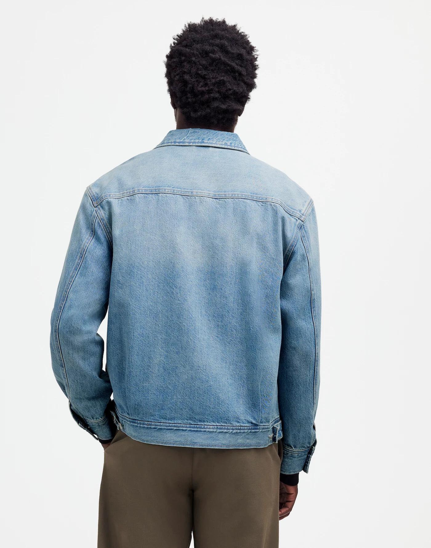 Denim Shirt-Jacket in Jamestown Wash Product Image