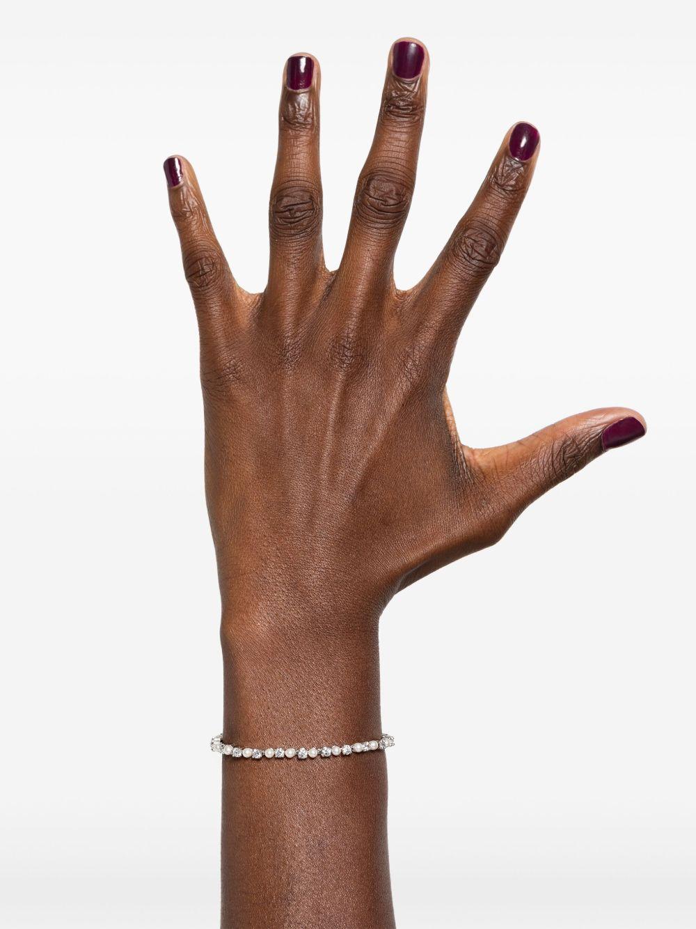 Matrix crystal pearl bracelet Product Image