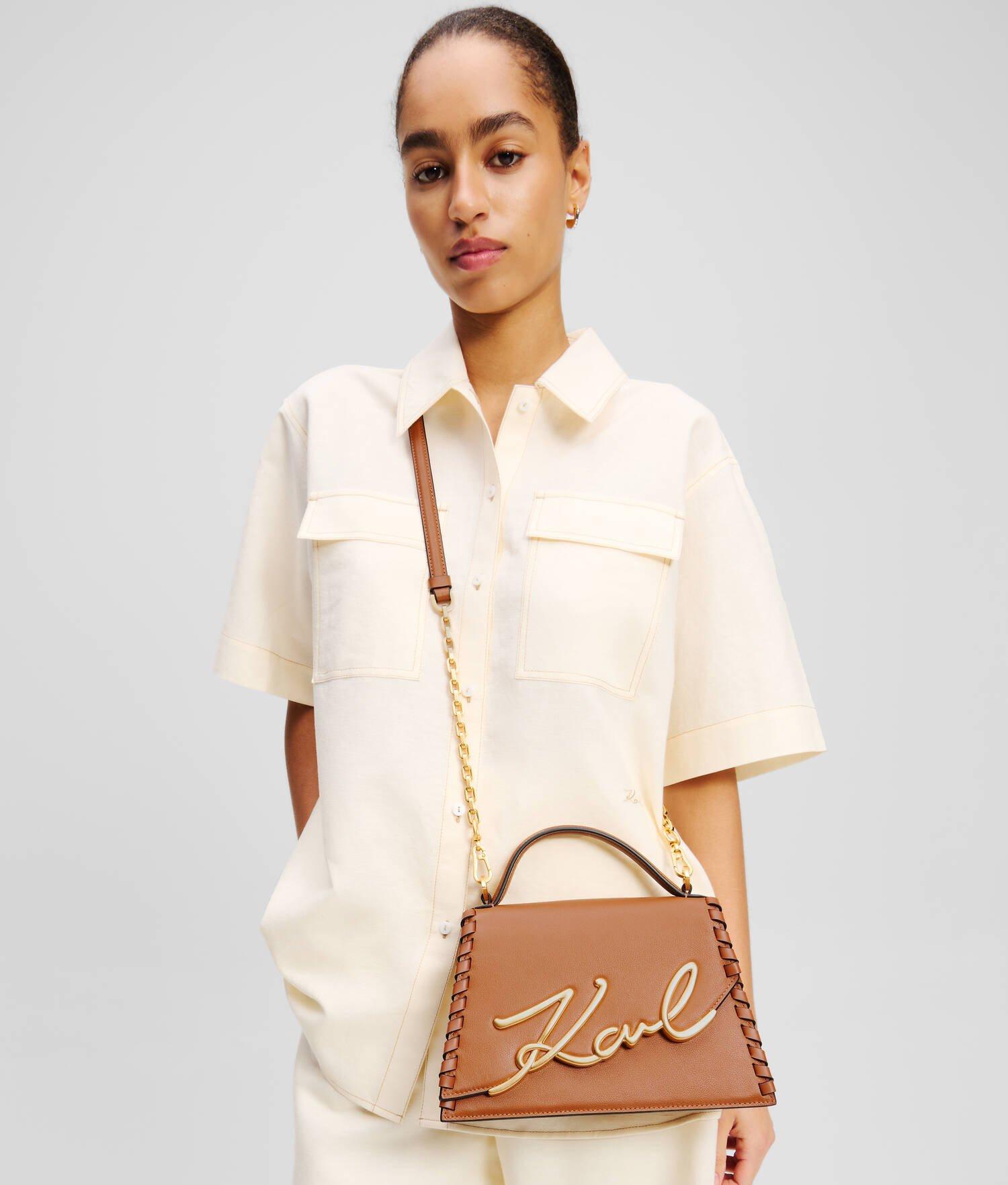 K/SIGNATURE MEDIUM CROSSBODY BAG Product Image