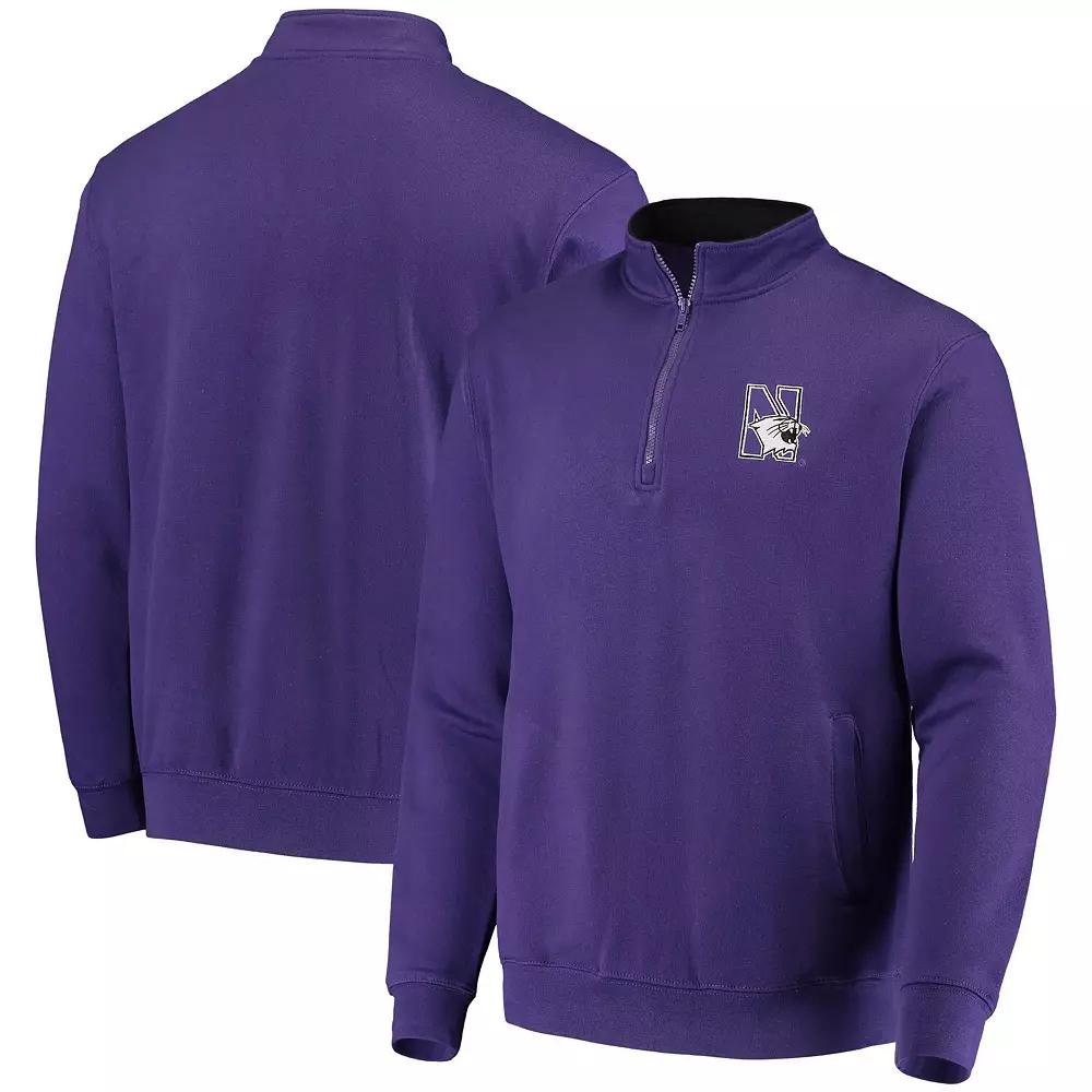 Men's Colosseum Purple Northwestern Wildcats Tortugas Logo Quarter-Zip Jacket,  Product Image