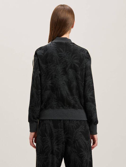 PALMS JACQUARD TRACK JKT BLACK - OFF WHI Product Image