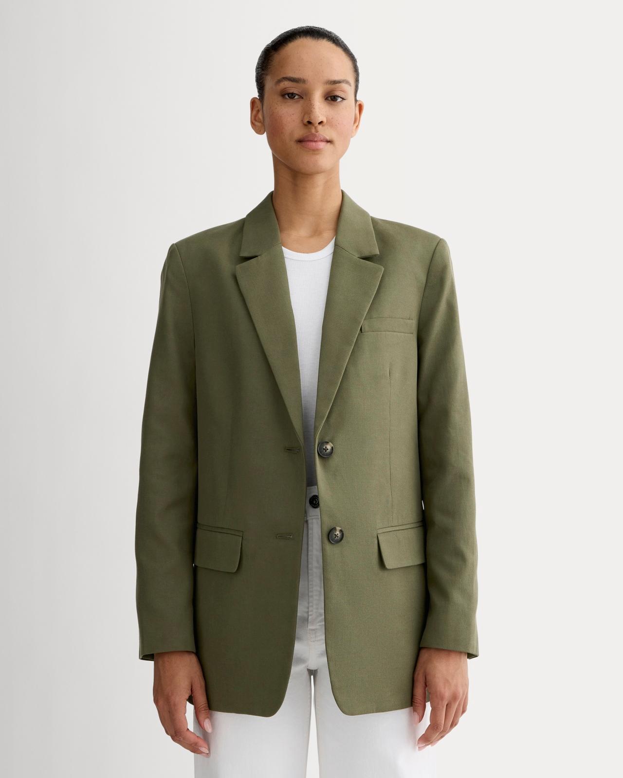 Womens Oversized Blazer in Buttersmooth by Everlane Product Image