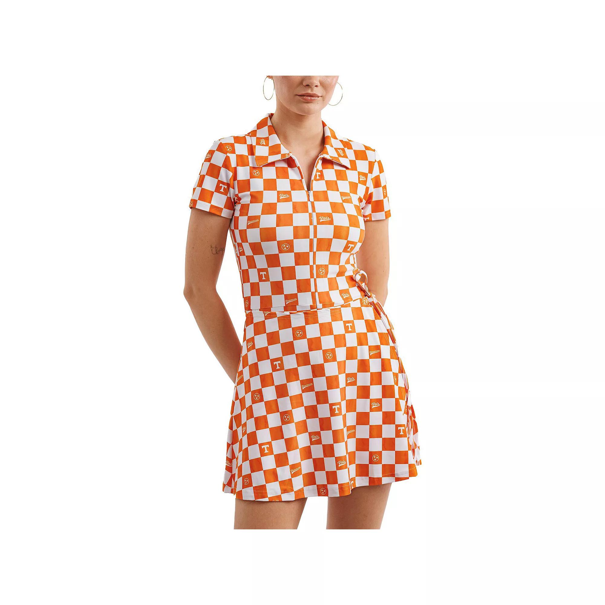 Women's Smith & Quinn Tennessee OrangeTennessee Volunteers/White Tailgate Collection Ivy Dress, Size: Small Product Image