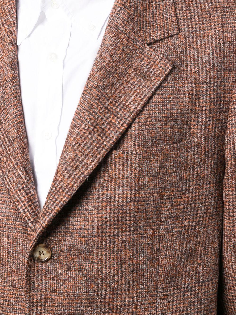 mini check-print single-breasted blazer Product Image