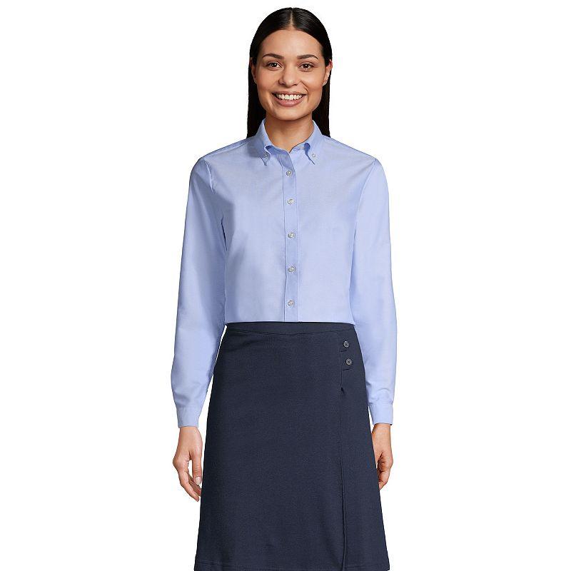 Women's Lands' End Long Sleeve Oxford Dress Shirt,  Product Image