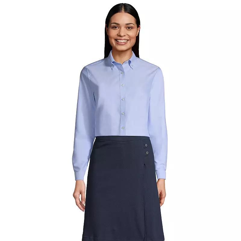 Women's Lands' End Long Sleeve Oxford Dress Shirt,  Product Image