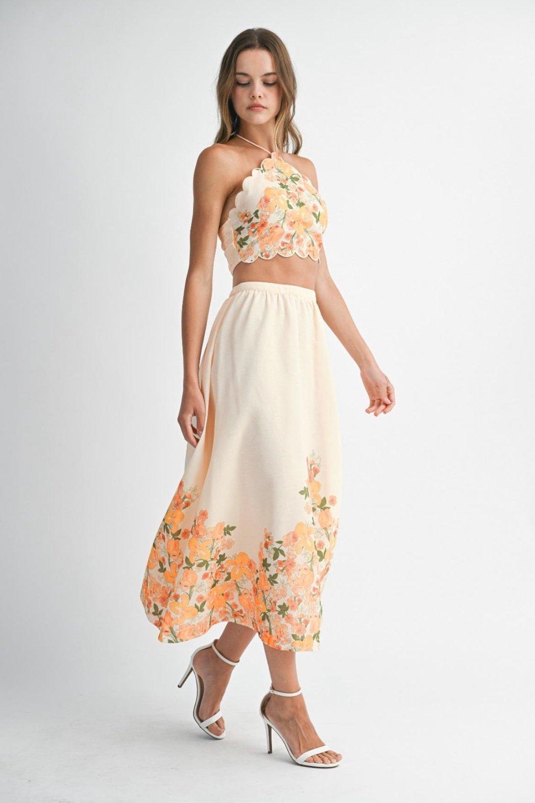 Floral Skirt Set Product Image