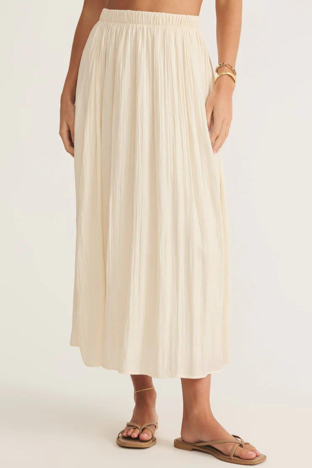 Nicoline Crinkle Midi Skirt Product Image