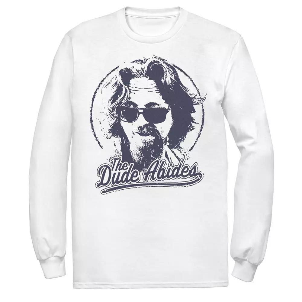 Men's Big Lebowski The Dude Abides Classic Circle Logo Tee,  Product Image