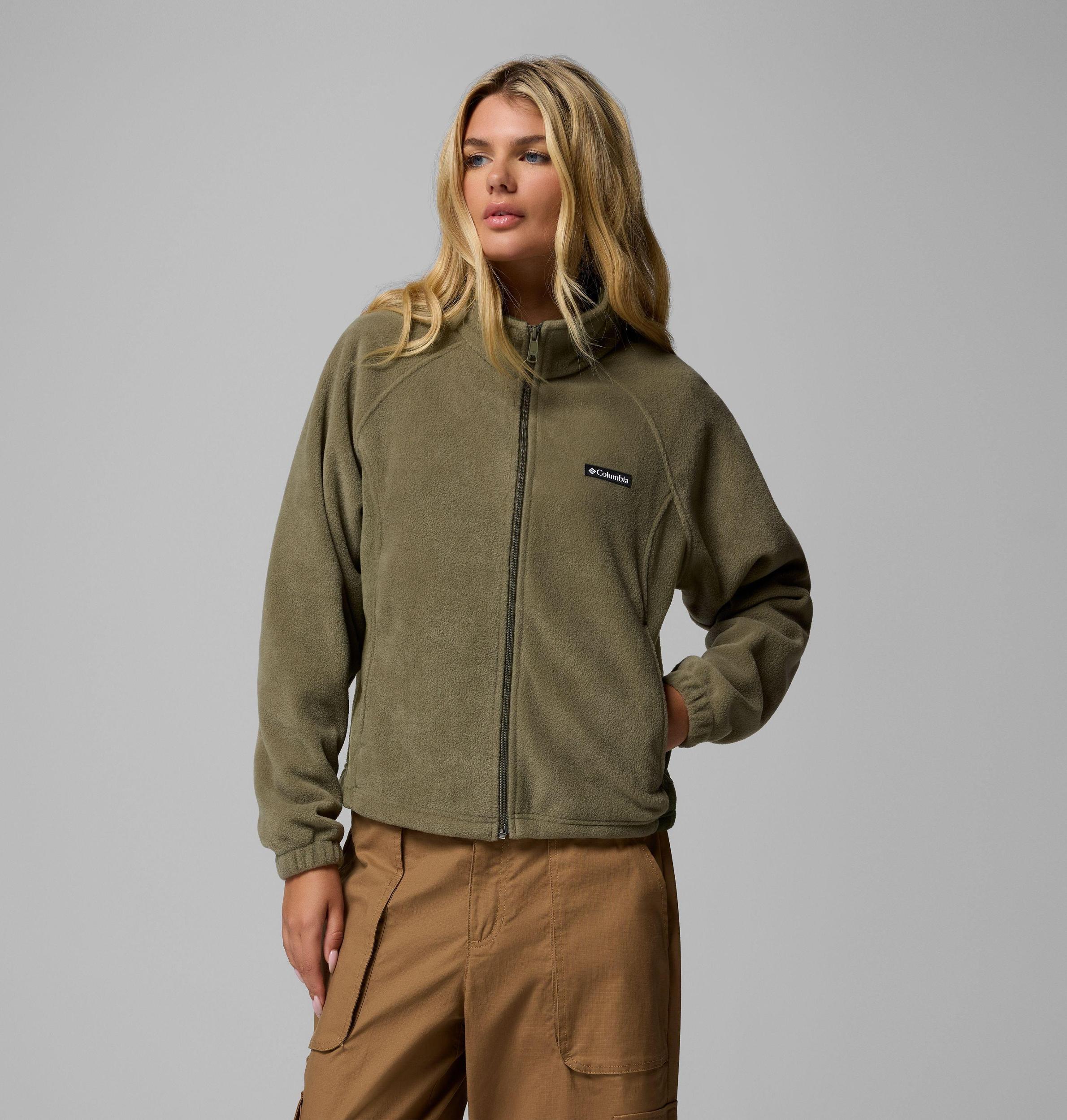 Columbia Womens Benton Springs Relaxed Full Zip Fleece Jacket- Product Image