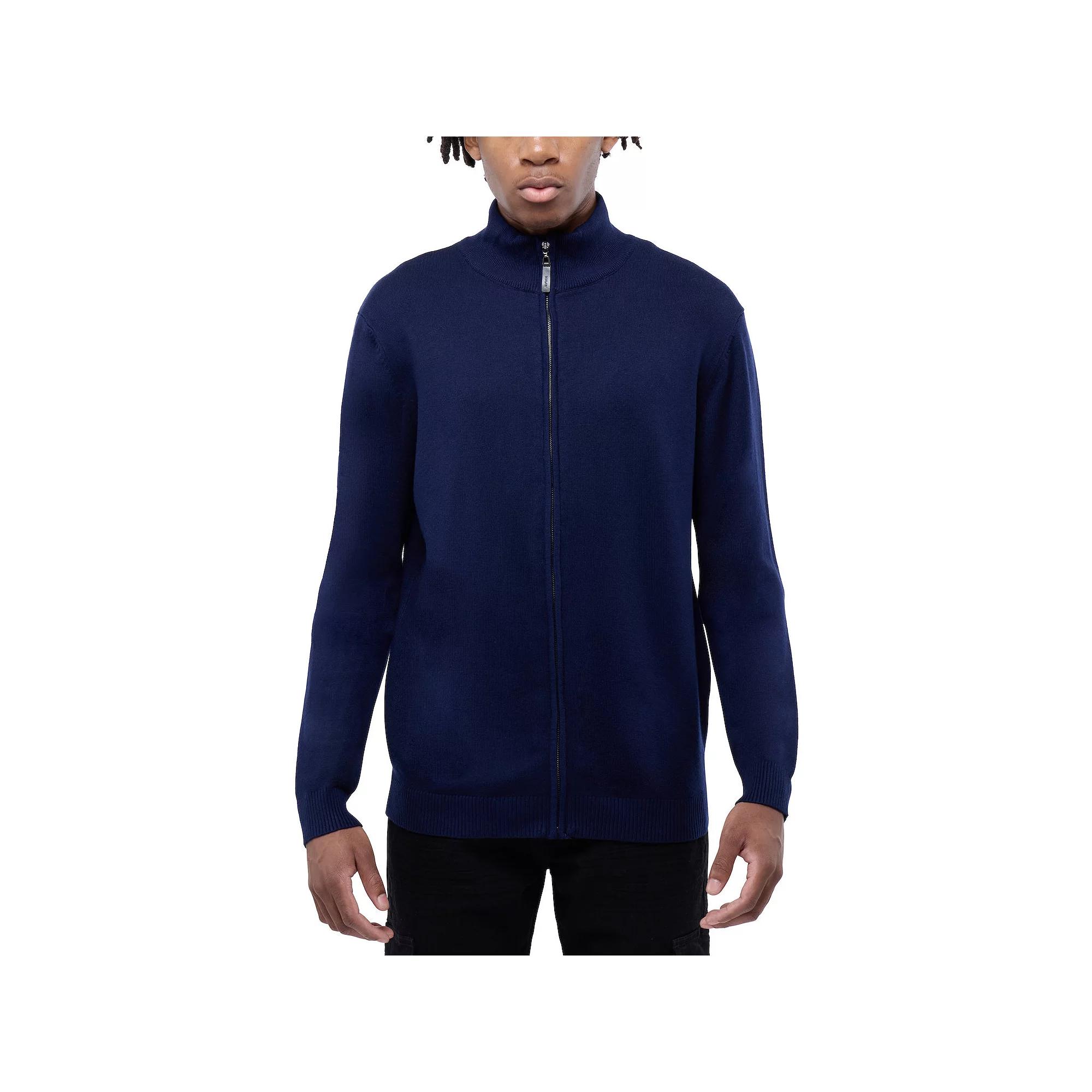 Men's Xray Full Zip Mockneck Sweater,  Product Image