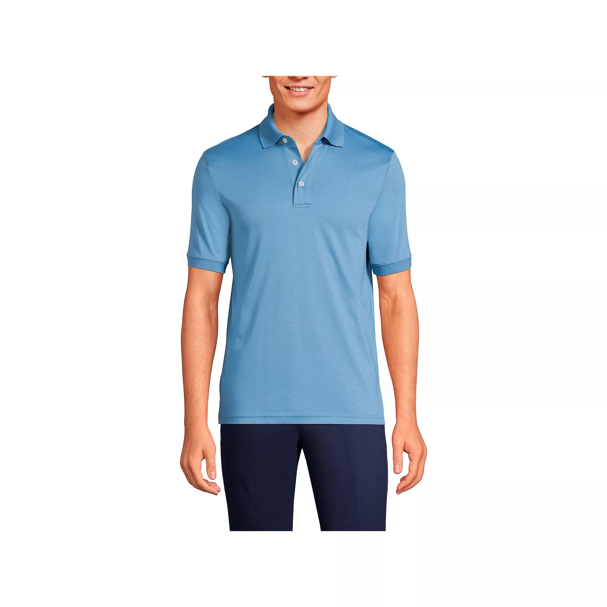 Big & Tall Lands' End Super Soft Supima Polo, Men's,  Product Image