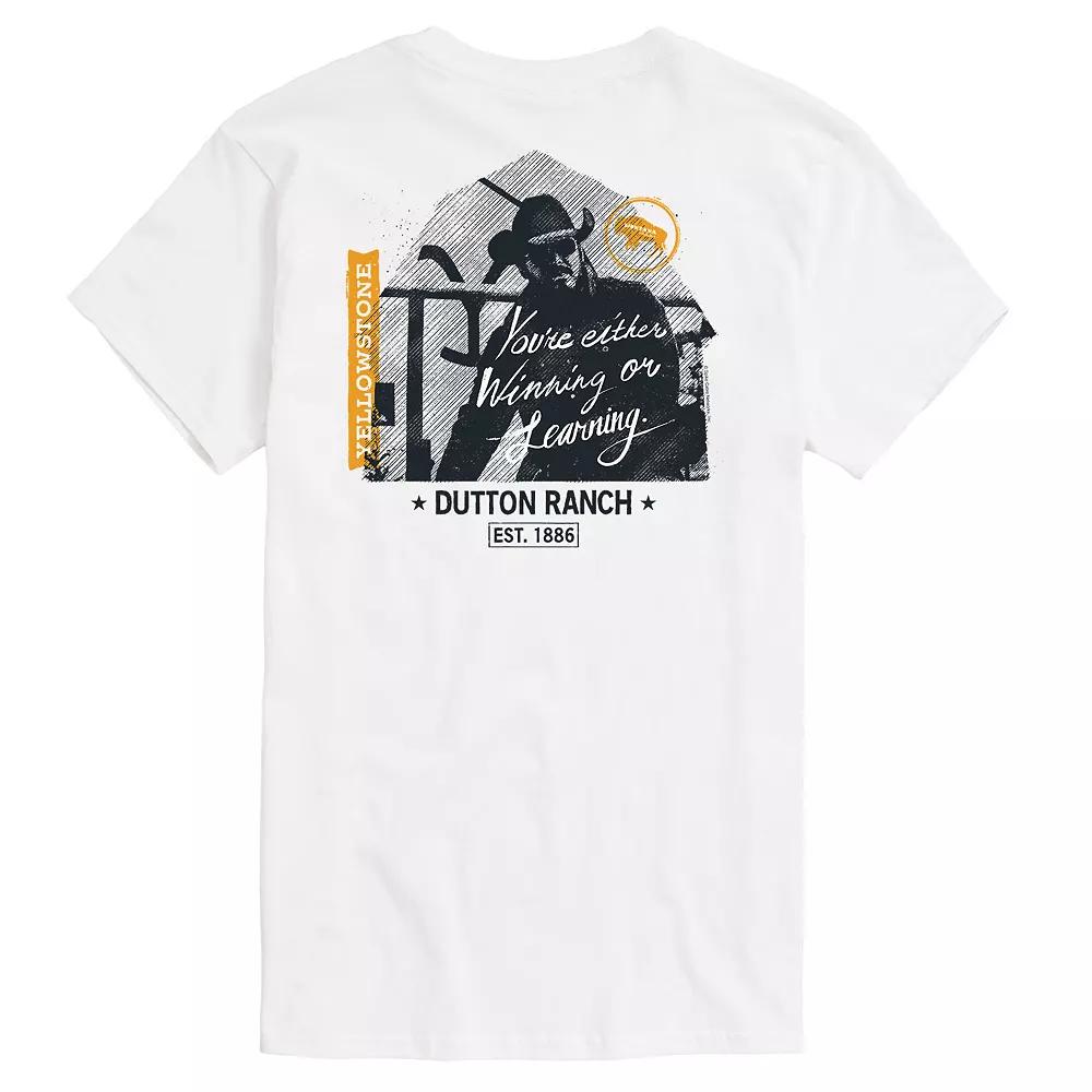 Big & Tall Yellowstone Winning or Learning Graphic Tee, Men's,  Product Image