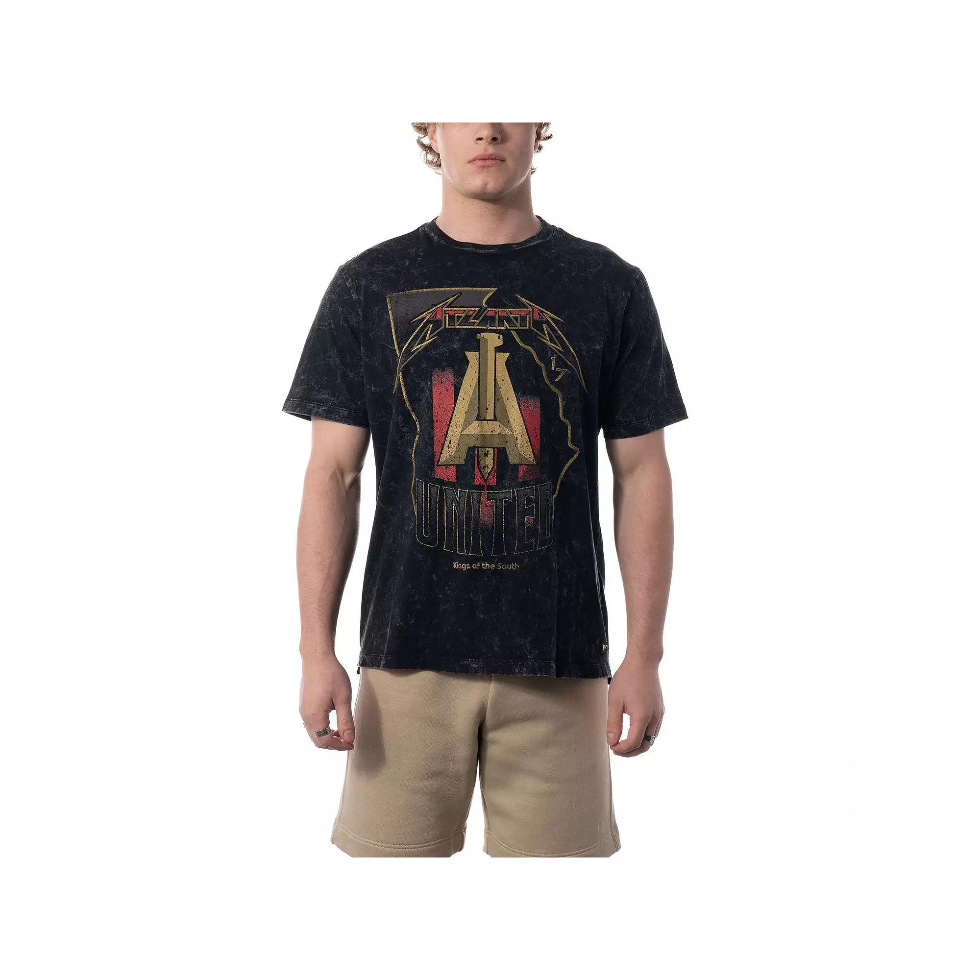 Men's The Wild Collective  Black Atlanta United FC Concert T-Shirt, Size: Medium, Atu Black Product Image