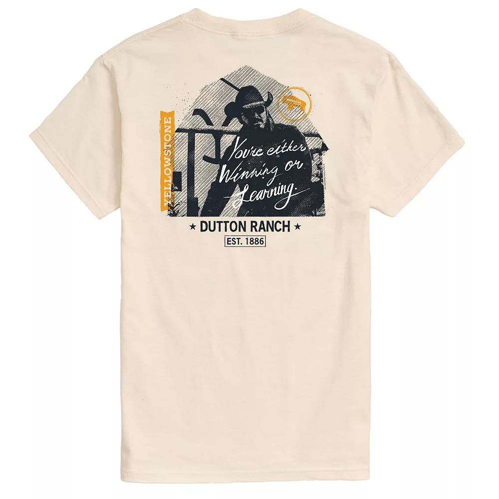 Big & Tall Yellowstone Winning or Learning Graphic Tee, Men's,  Product Image
