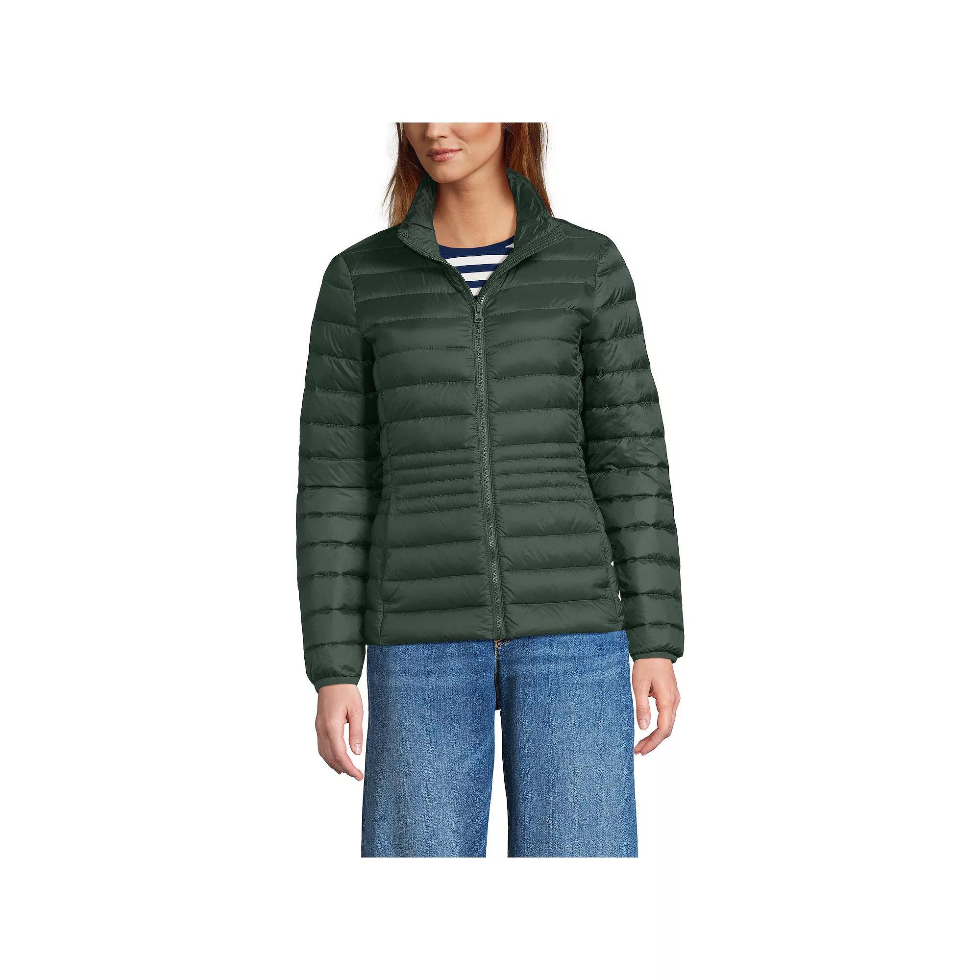 Women's Lands' End Wanderweight Midweight Down Jacket,  Product Image