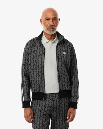 Paris Zip-Up Jacquard Track Jacket Product Image