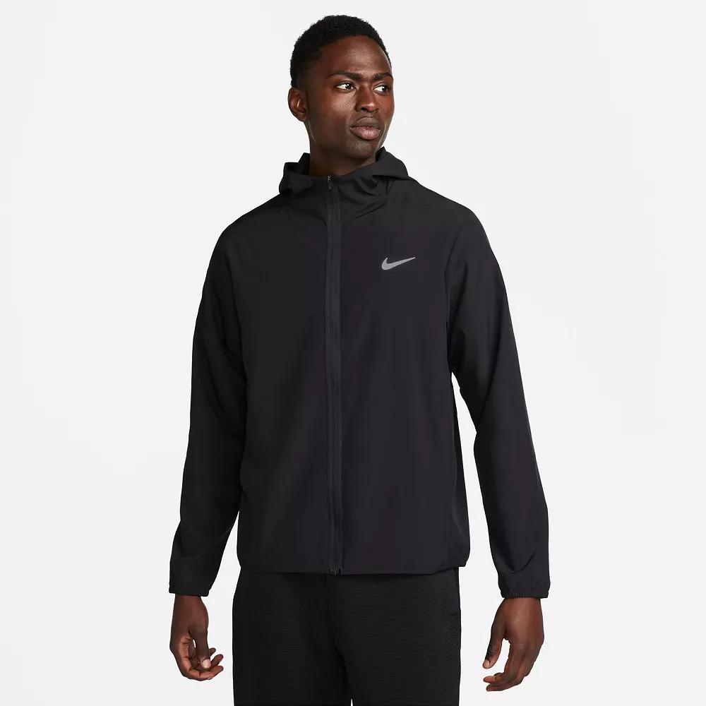 Men's Nike Dri-FIT Form Hooded Jacket, Size: XXL, Black Product Image