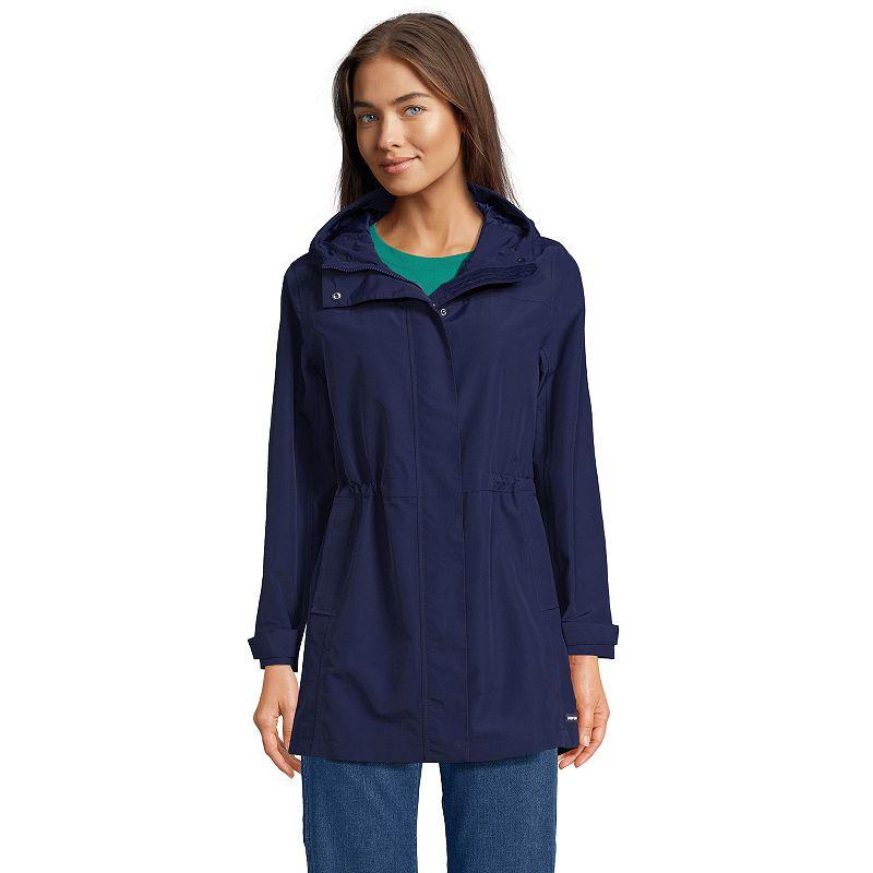 Women's Lands' End Classic Squall Hooded Raincoat,  Product Image