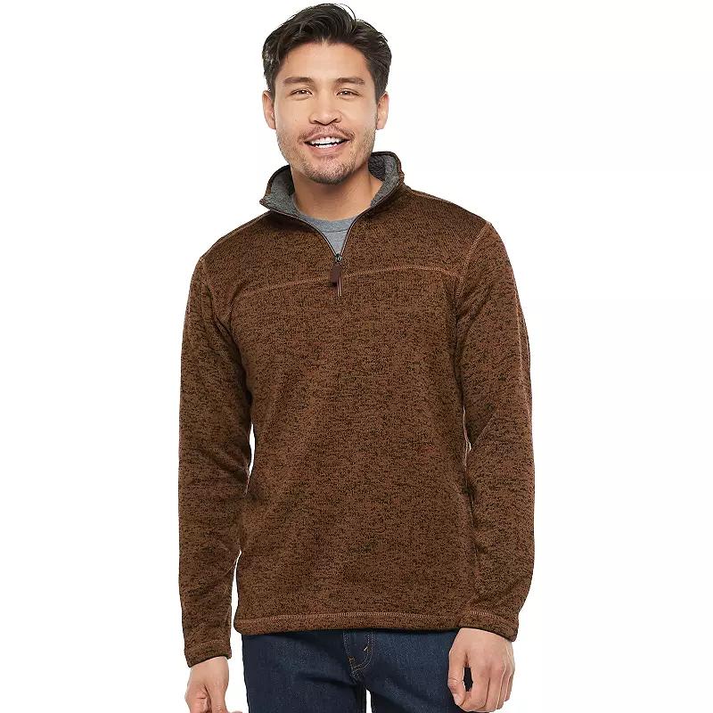 Men's Victory Outfitters Sherpa-Fleece Quarter-Zip Pullover,  Product Image