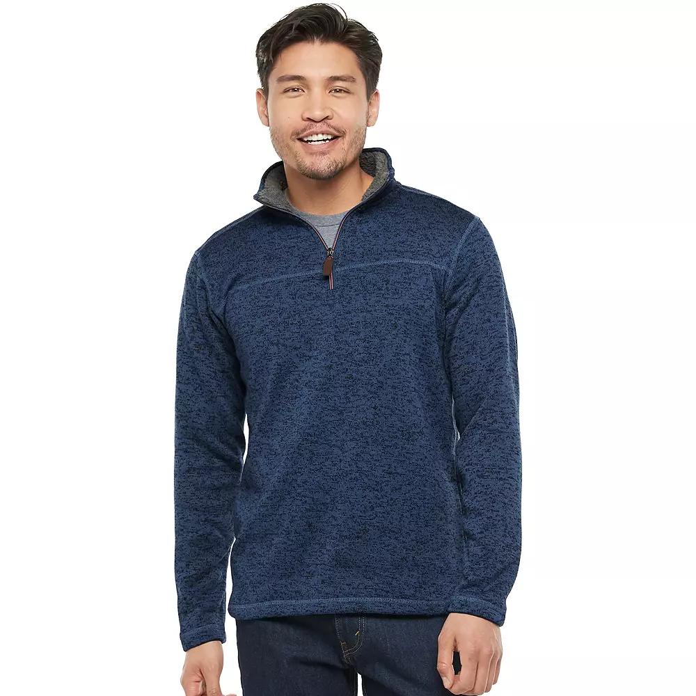 Men's Victory Outfitters Sherpa-Fleece Quarter-Zip Pullover,  Product Image