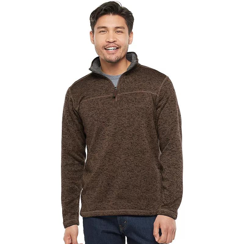 Men's Victory Outfitters Sherpa-Fleece Quarter-Zip Pullover,  Product Image