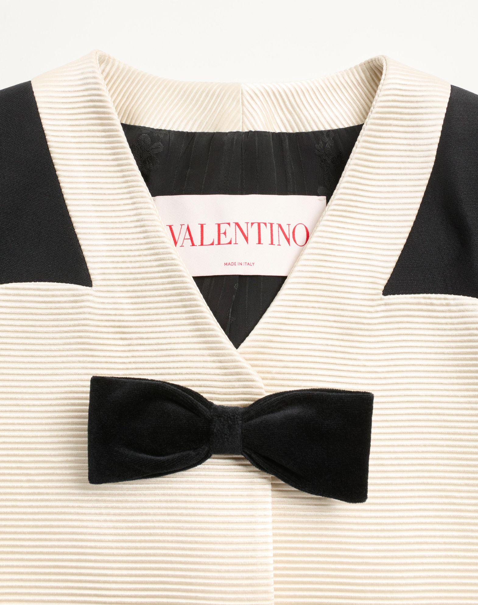 Crepe Couture Jacket With Bows Product Image