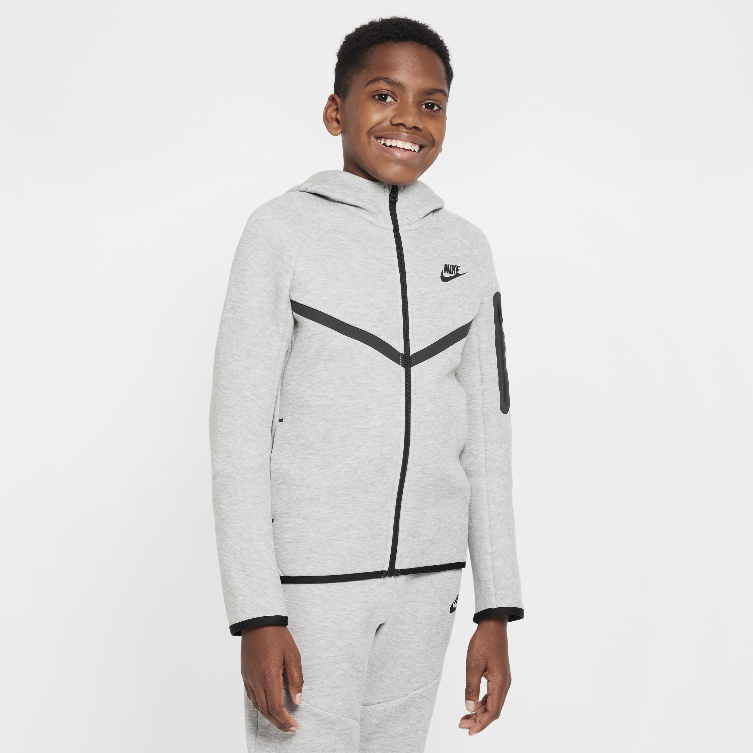 Nike Sportswear Tech Fleece Big Kids' Full-Zip Hoodie Product Image