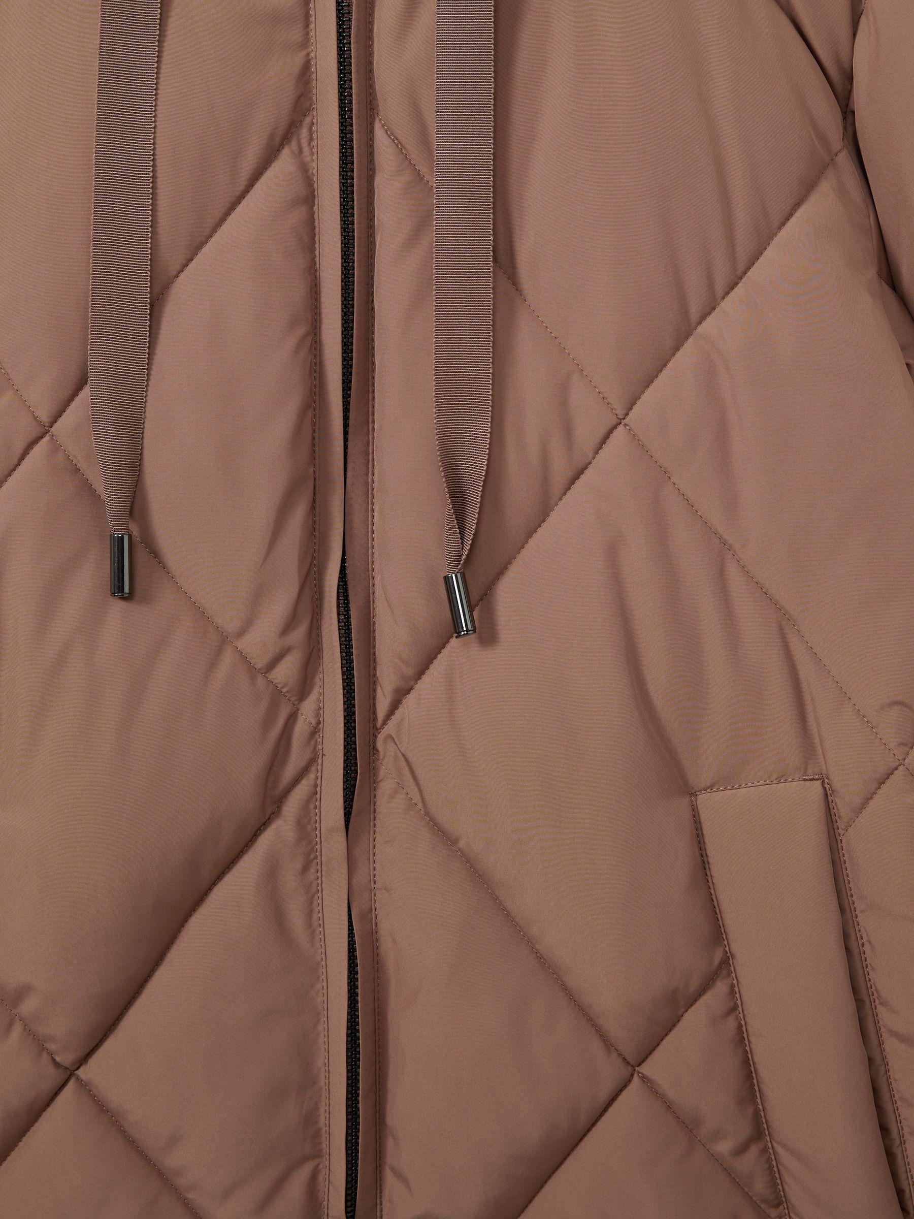 Quilted Puffer Coat in Mink Neutral Product Image