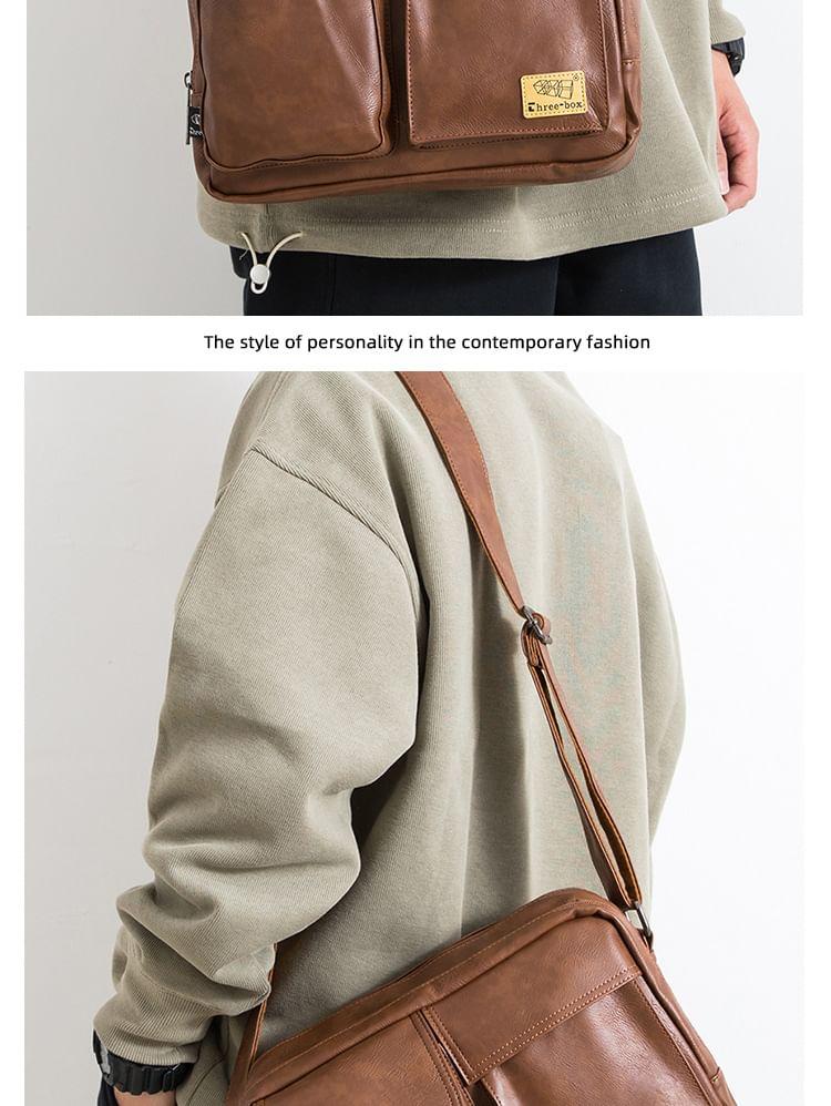 Faux-Leather Crossbody Bag Product Image