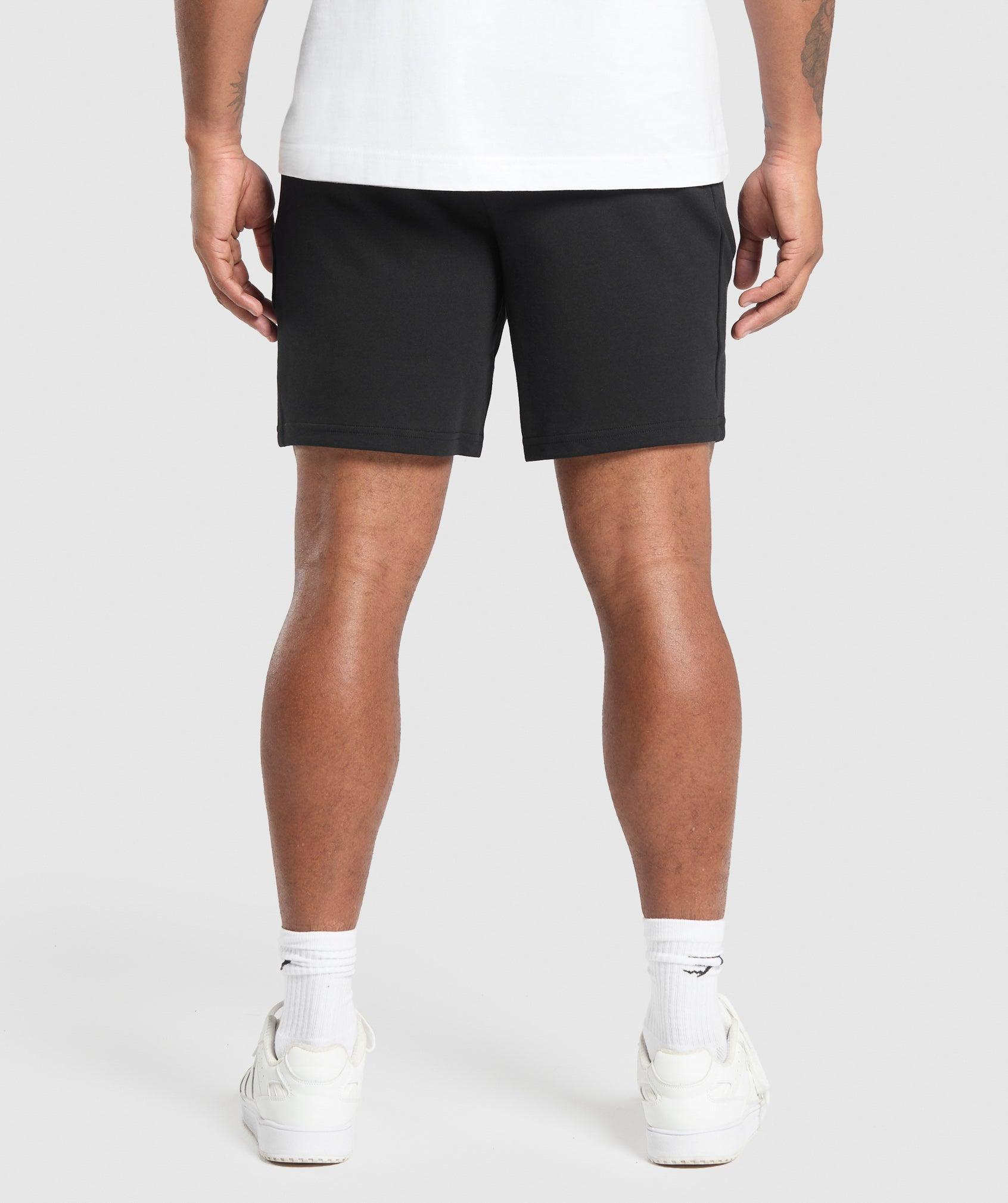 Gymshark Interlock Tech 6" Shorts - Black Male Product Image