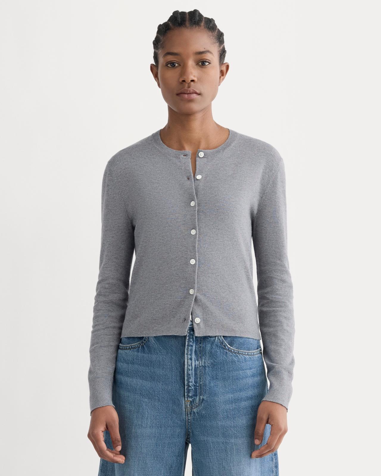 Womens Cropped Cardigan in Cotton Cashmere by Everlane Product Image