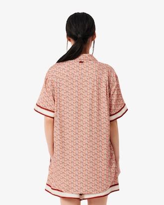 Oversized Monogram Print Shirt Product Image