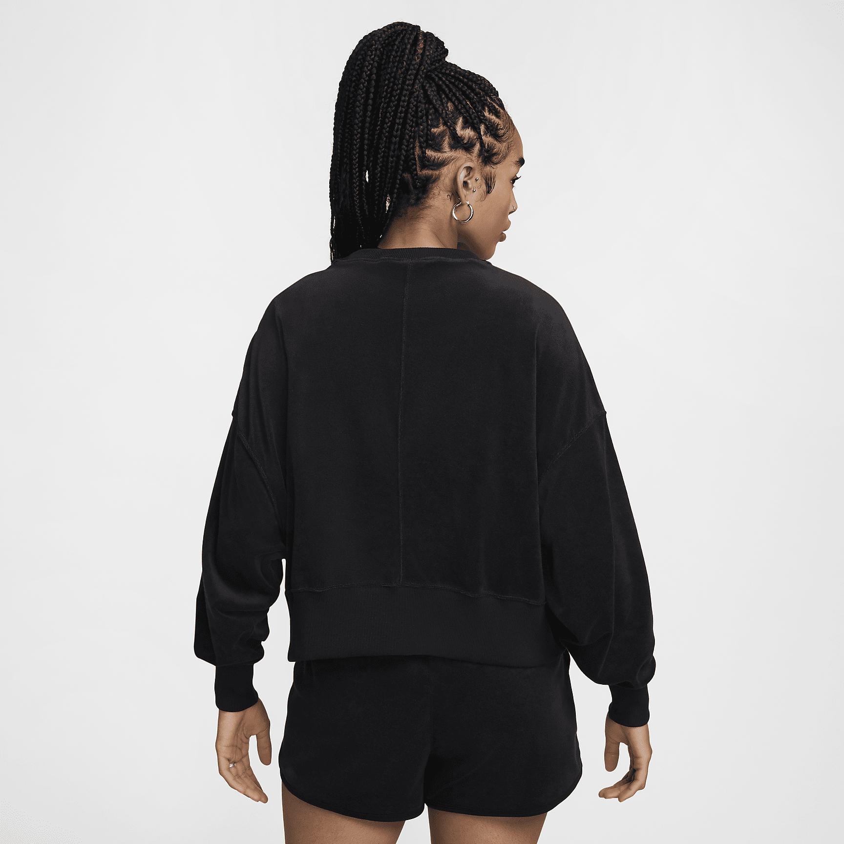 NikeCourt Heritage Women's Over-Oversized Crew-Neck Graphic Tennis Sweatshirt Product Image