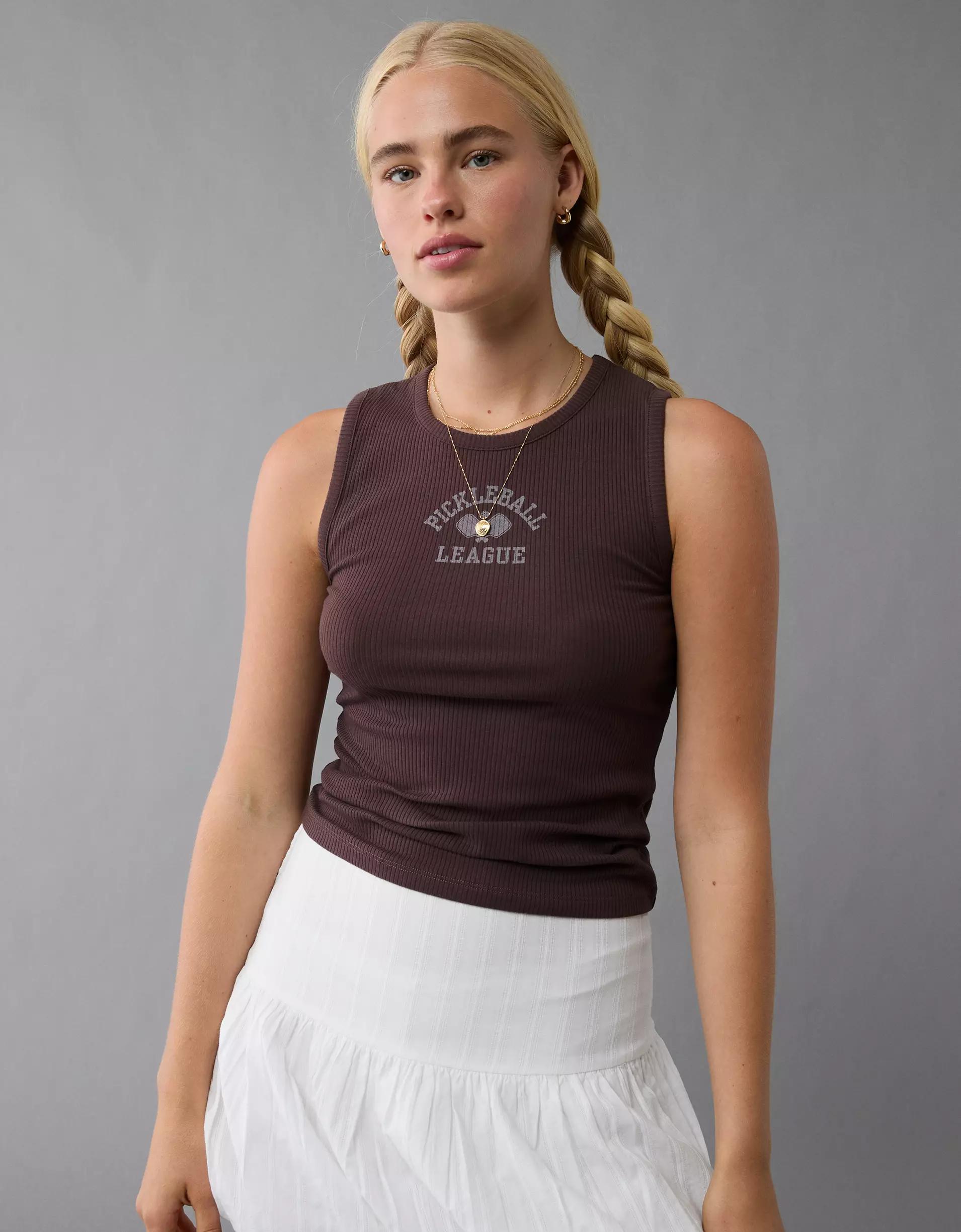 AE Boyfriend Sport Graphic Muscle Tank Top Product Image