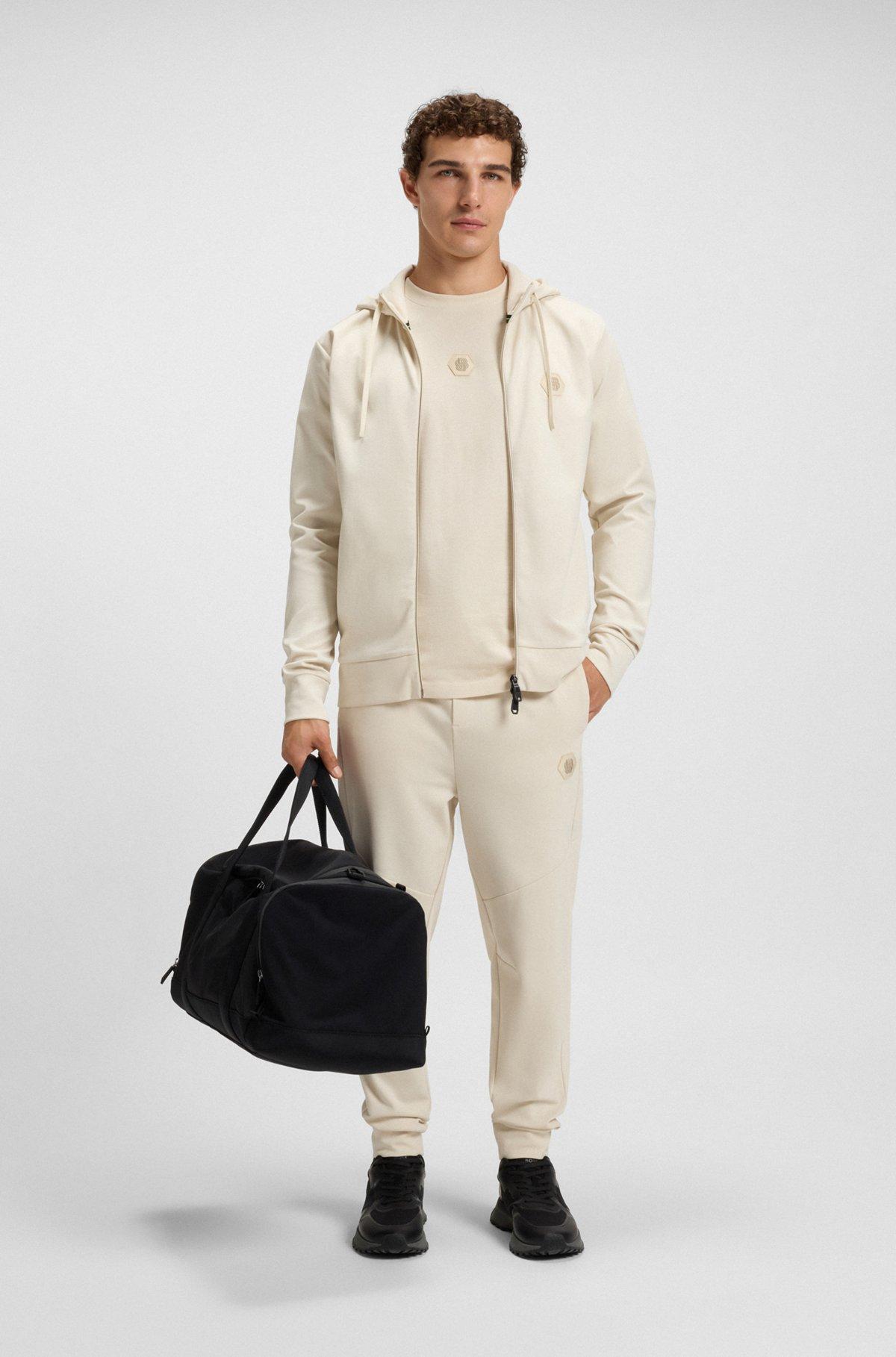 Relaxed-fit hoodie with Double B monogram Product Image