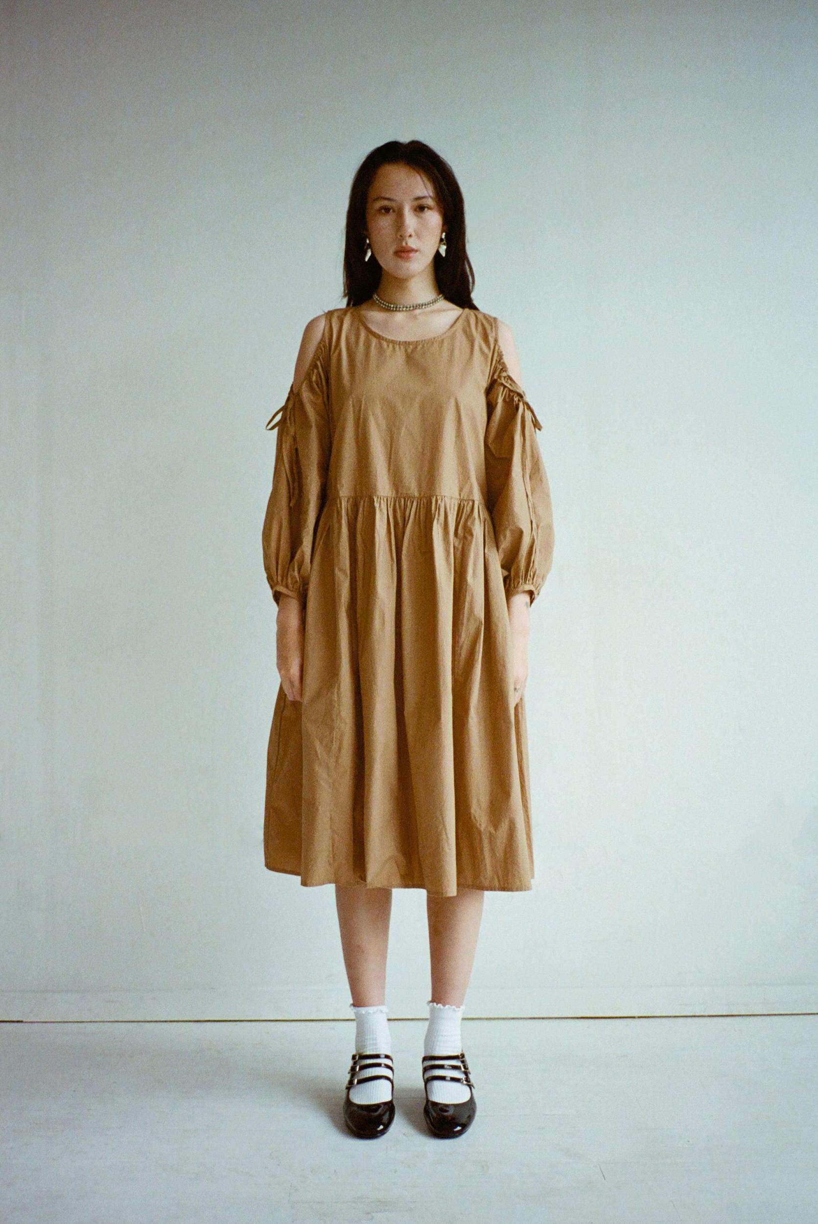 Amber Dress - Iced Coffee Product Image