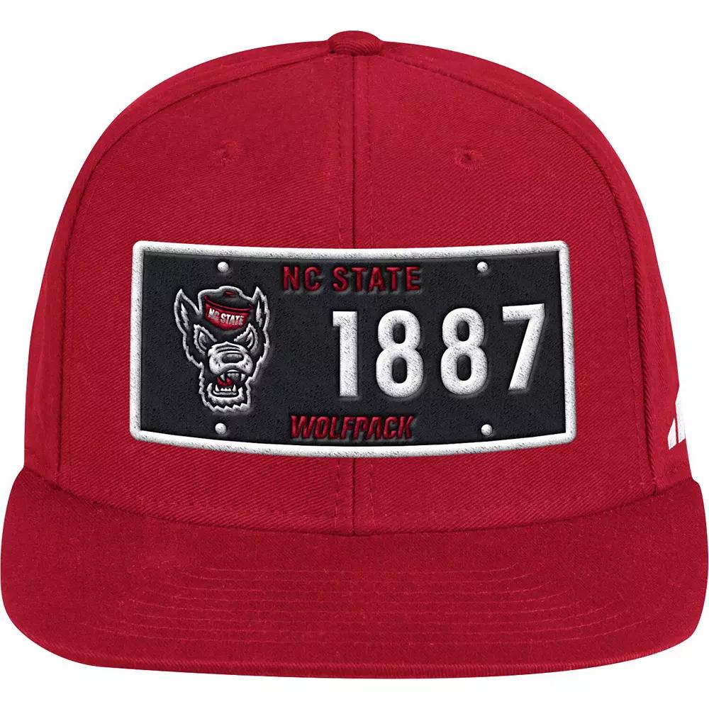 Men's adidas Red NC State Wolfpack Established Snapback Hat, Nst Red Product Image